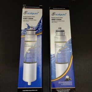 Excelpure RWF1300A Refrigerator Replacement Water Filters-NEW-SET OF 2